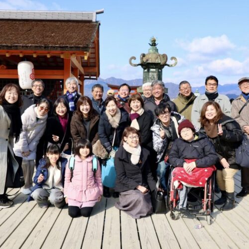 「厳島神社参拝＆懇親会」広島西支部佐伯地区会